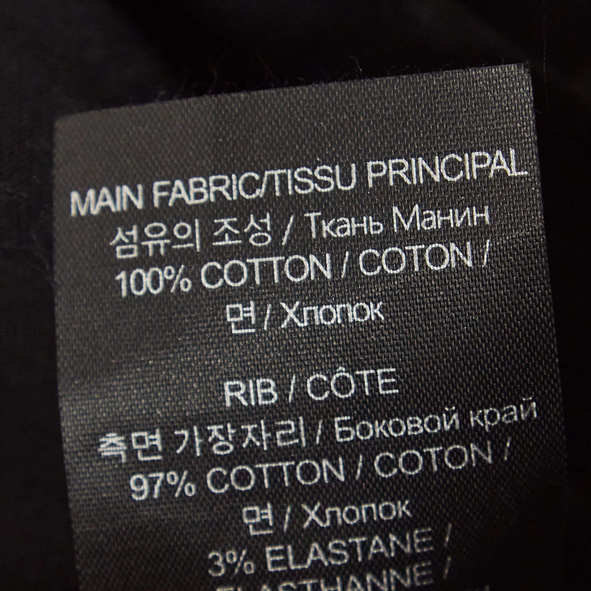 Vetements Limited Edition Black Slogan Print Cotton Crewneck T-Shirt S In Excellent Condition In Dubai, Al Qouz 2