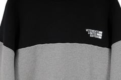 Vetements Logo Sweatshirt Small Black Grey White Collaboration Pullover Long