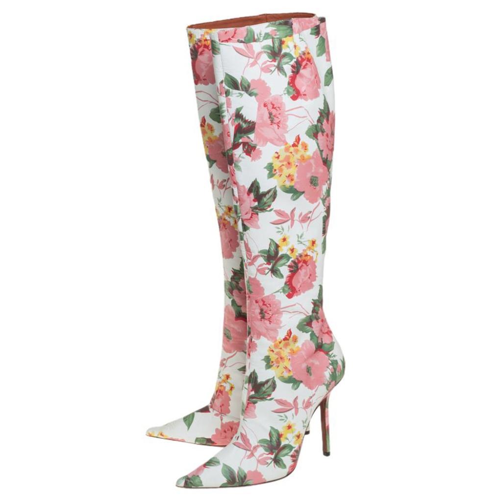 floral over the knee boots