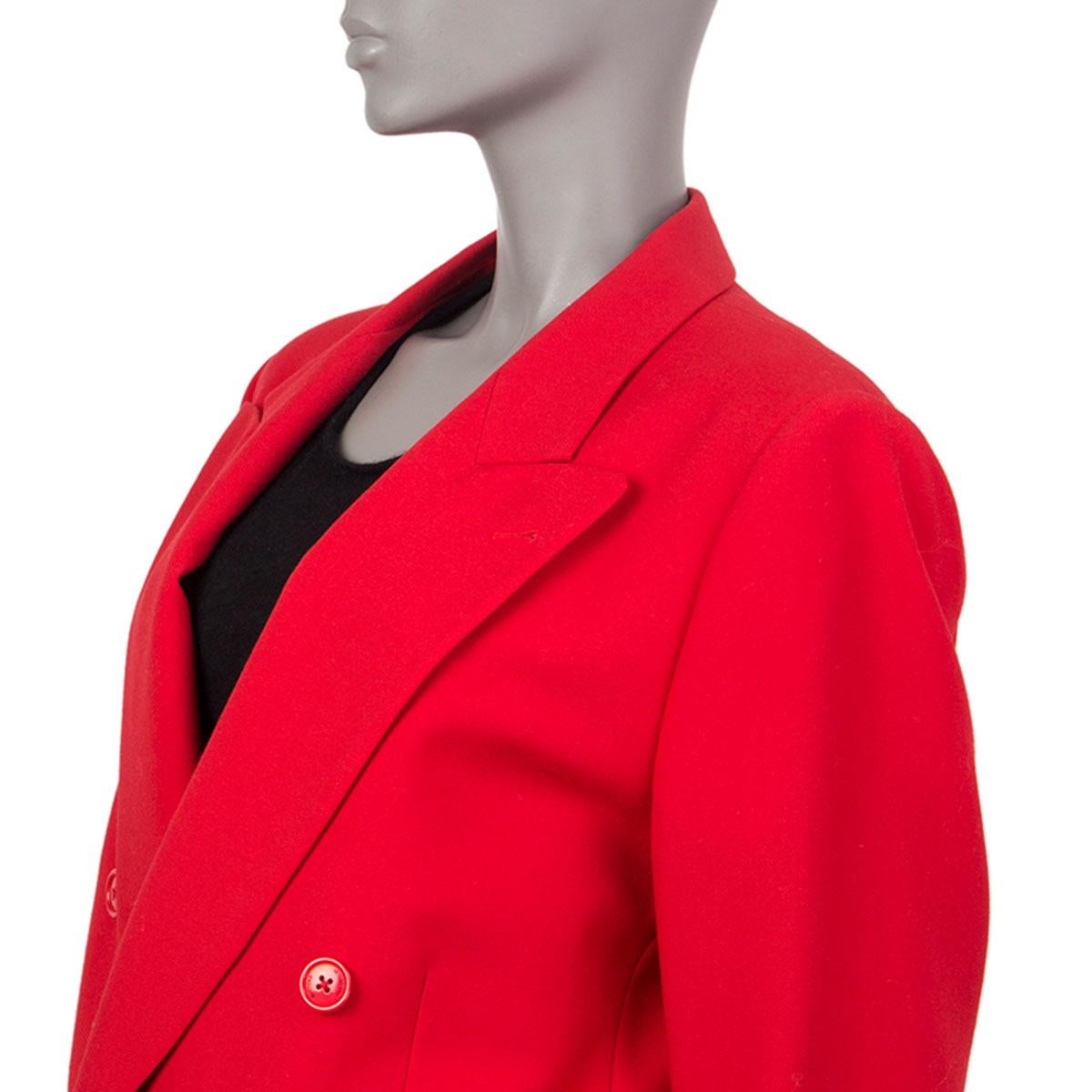 vetements red coat