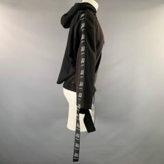 Jersey con capucha desgastado de VETEMENTS, colección primavera-verano 2018, talla M, negro, para mujer
