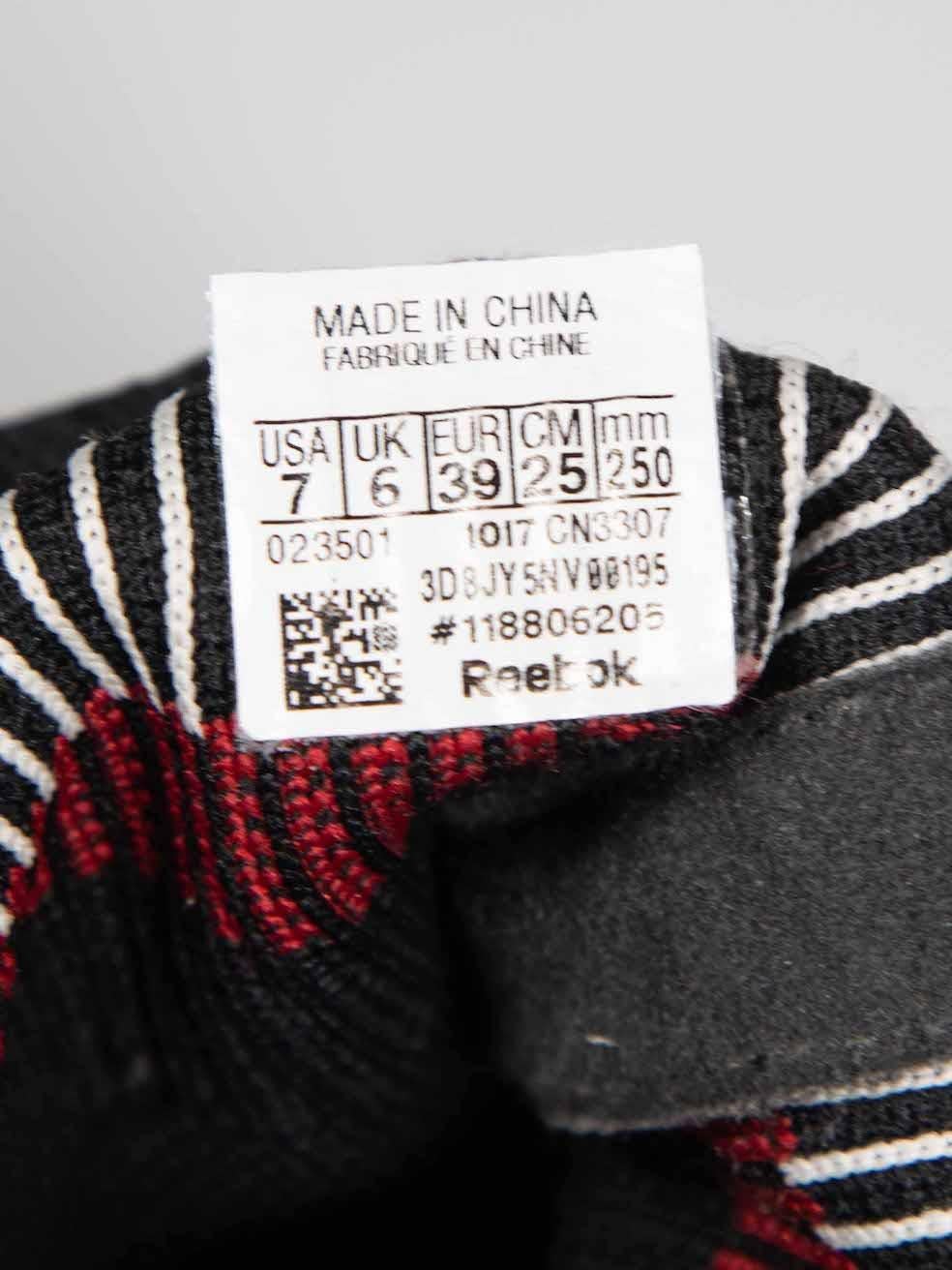Vetements Vetements x Reebok Black High-Top Sock Trainers Size UK 6 For Sale 1