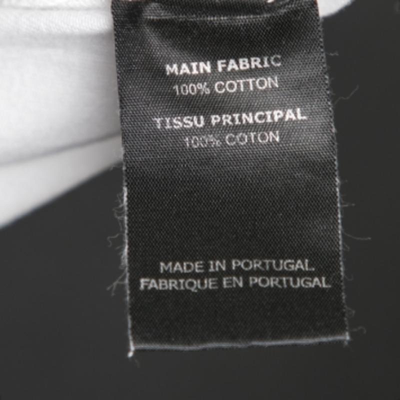 De los hombres Vetements Camiseta blanca de algodón con código Qr impreso y cuello redondo M en venta