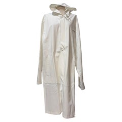 Manteau en caoutchouc blanc Vetements Taille unique