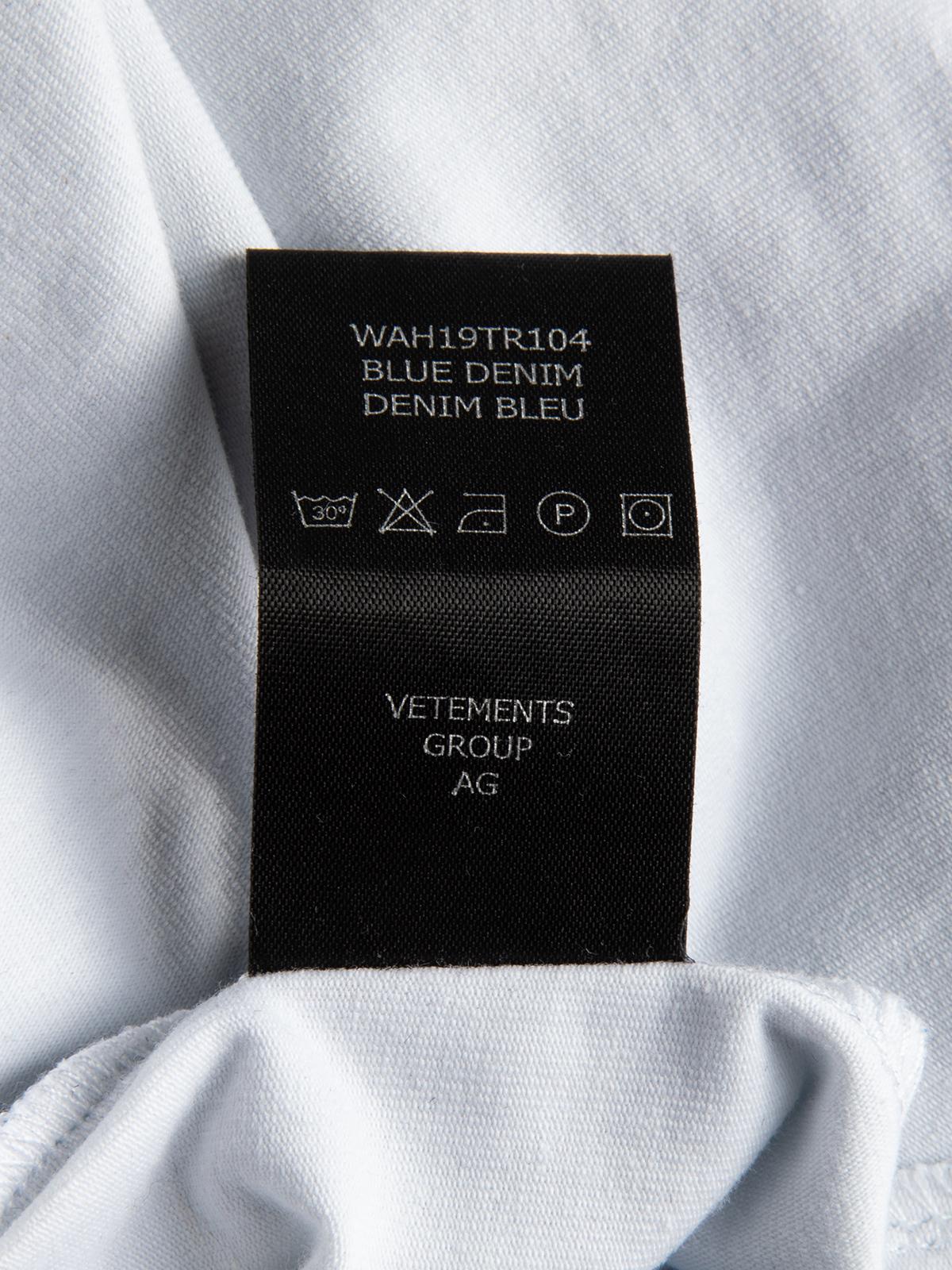 Vetements Women's Shirt Printed Cotton Top 2