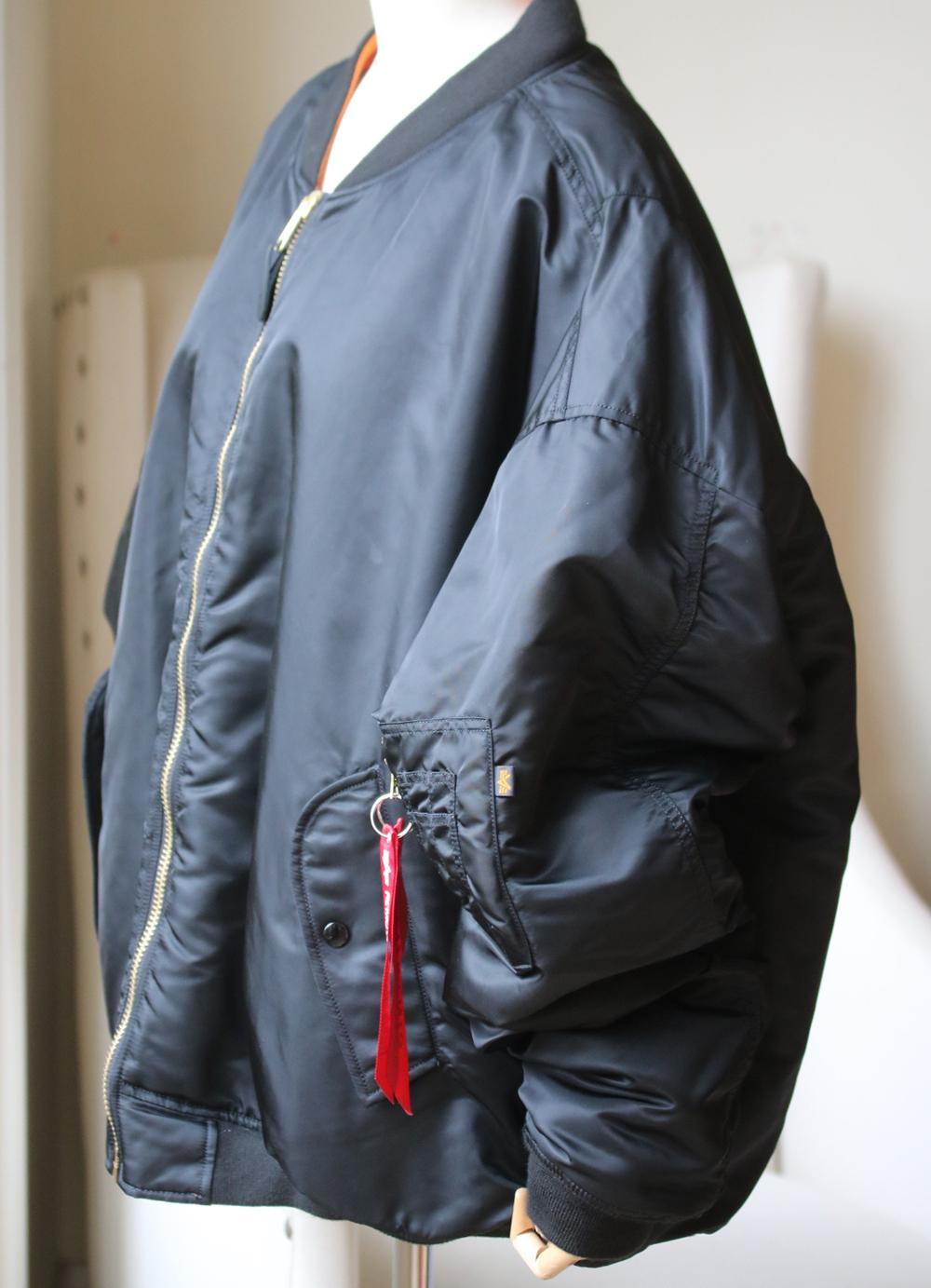 vetements oversized bomber
