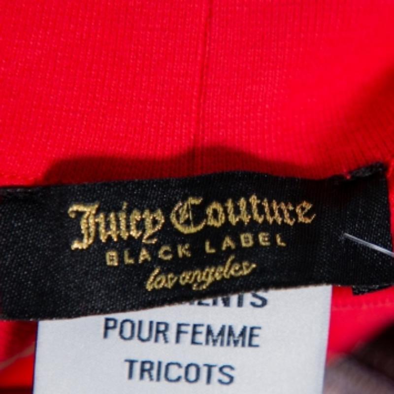 De las mujeres Vetements X Juicy Couture Top de cuello alto de terciopelo rojo M en venta