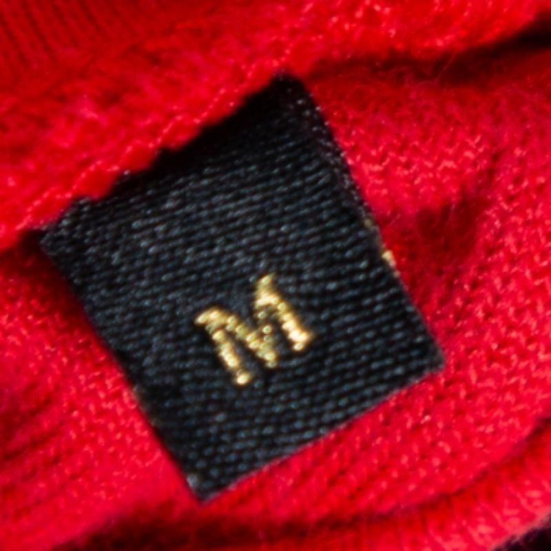 Vetements X Juicy Couture Top de cuello alto de terciopelo rojo M en venta 1