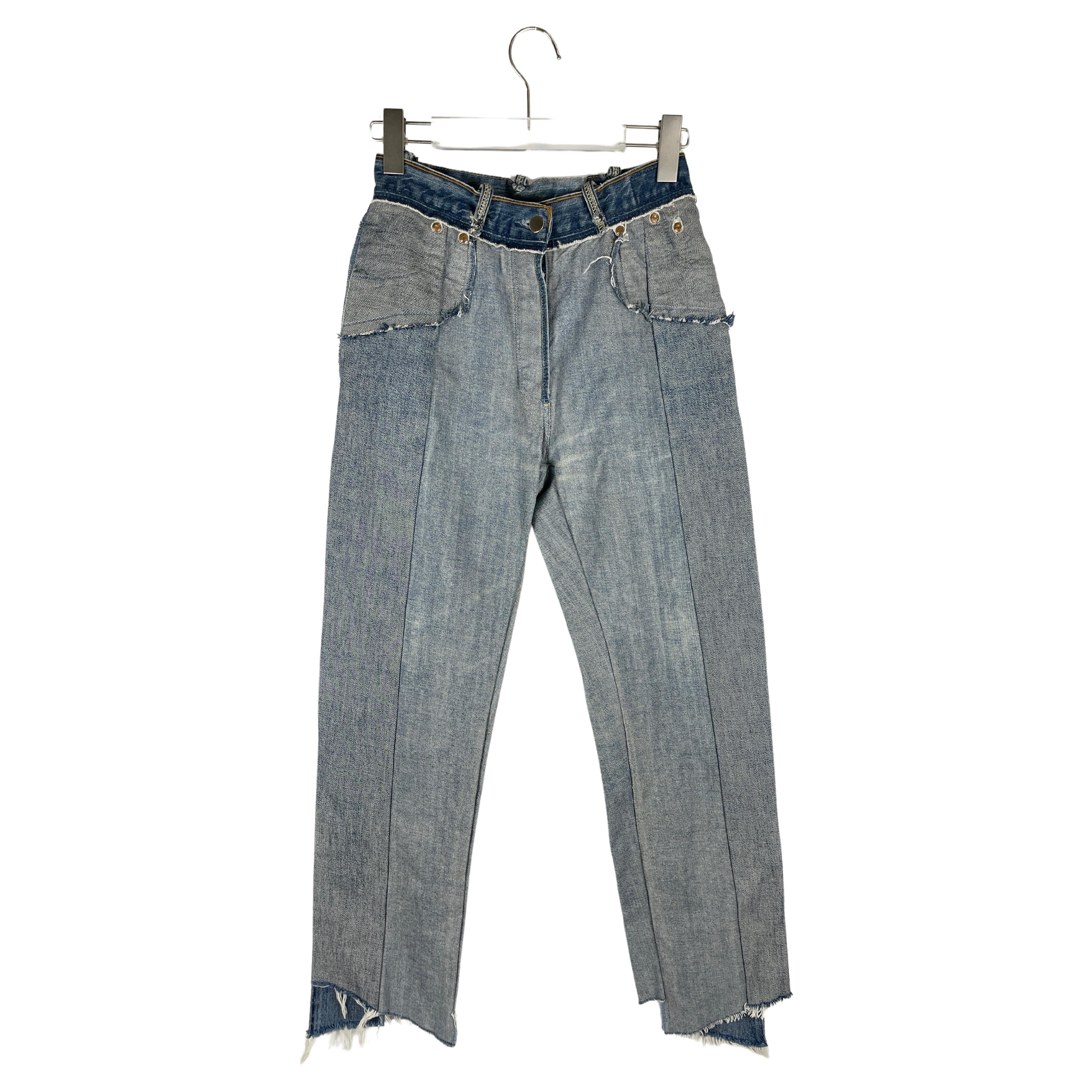 Vetements x Levi's 2017 Bearbeitete Jeans im Angebot