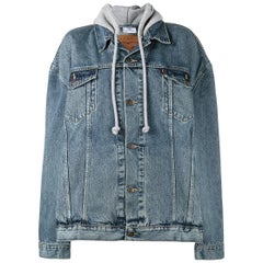 Vetements X Levi's Oversized Denim Hooded Jacket