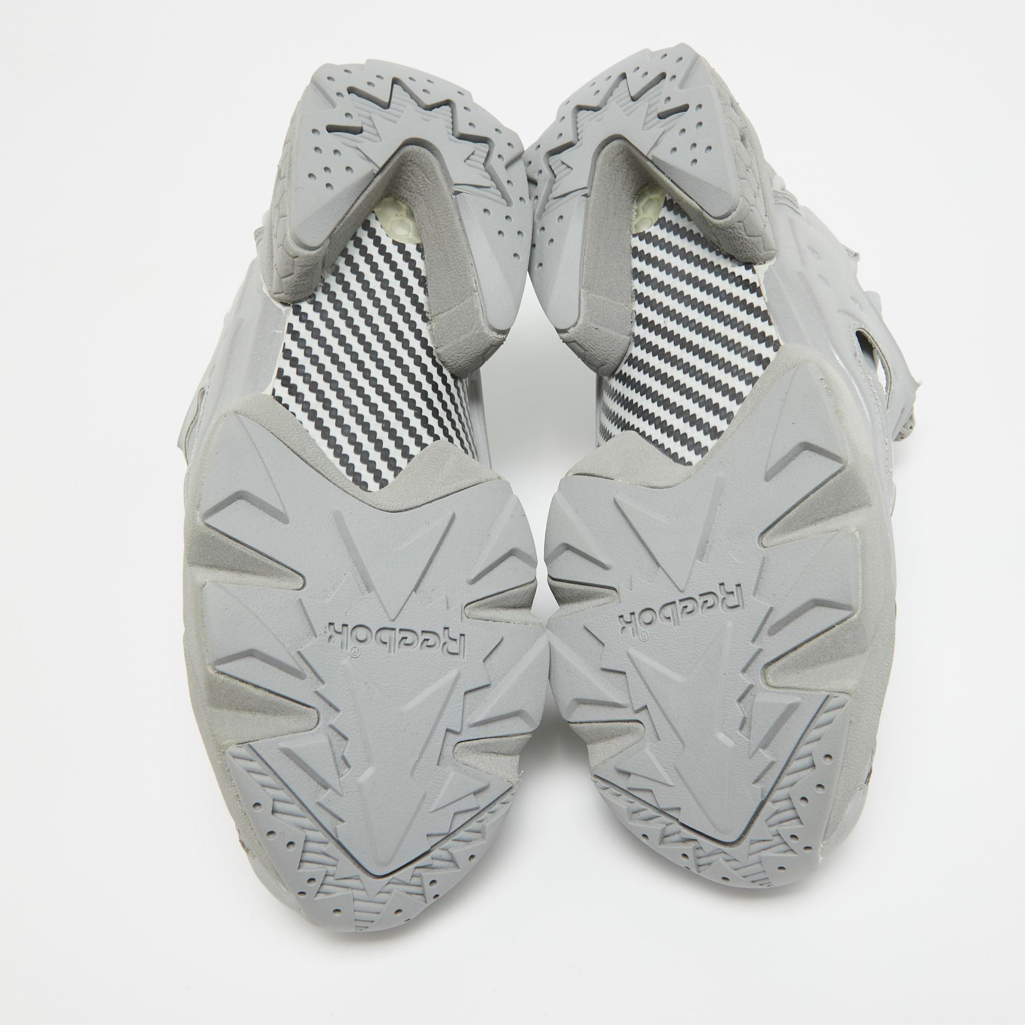 Vetements x Reebok Instapump Fury grigio in tessuto riflettente Taglia 38,5 5