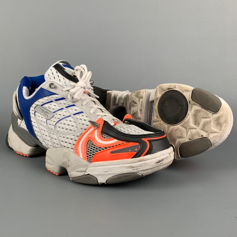 VETEMENTS x REEBOK Spike 400 Runner Size 10 White and Blue Mesh Lace Up  Sneakers For Sale at 1stDibs | vetements spike runner 400, vetements reebok  spike runner, vetements x reebok spike runner 400