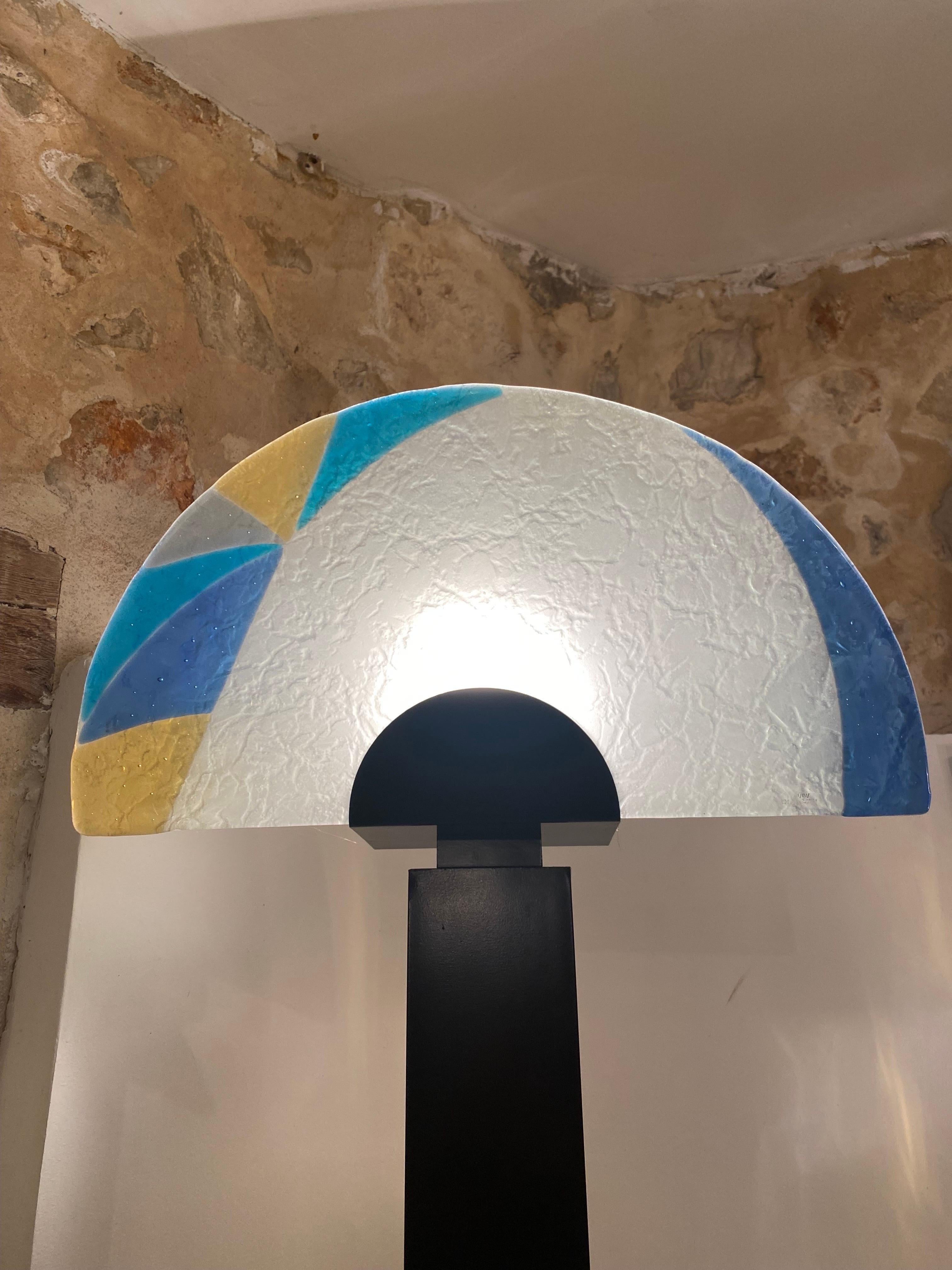 Vetri Floor Lamp in Murano Glass, Italy 1990 In Good Condition In DÉNIA, ES