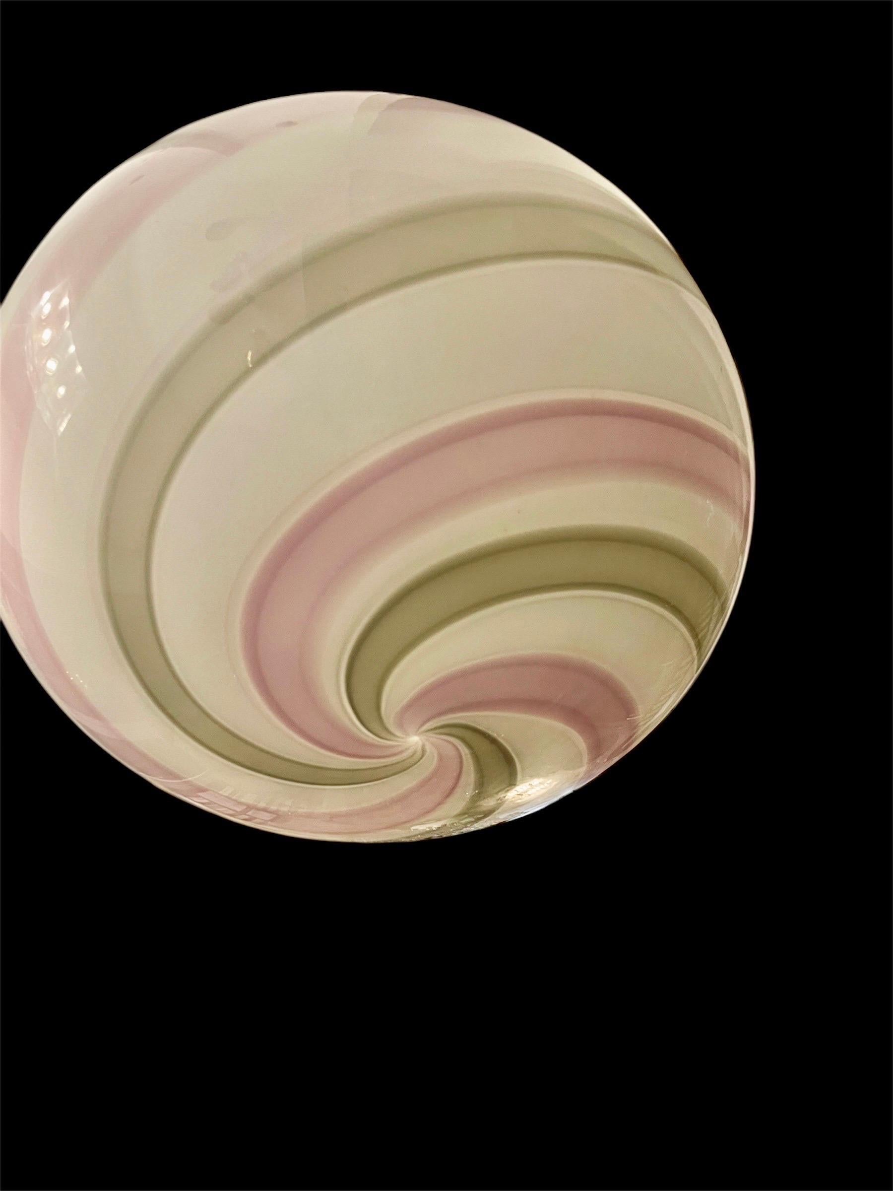 Vetri Globus Murano Glas Briefmarken 45 cm , Italien 1980er im Zustand „Gut“ in La xara, VC