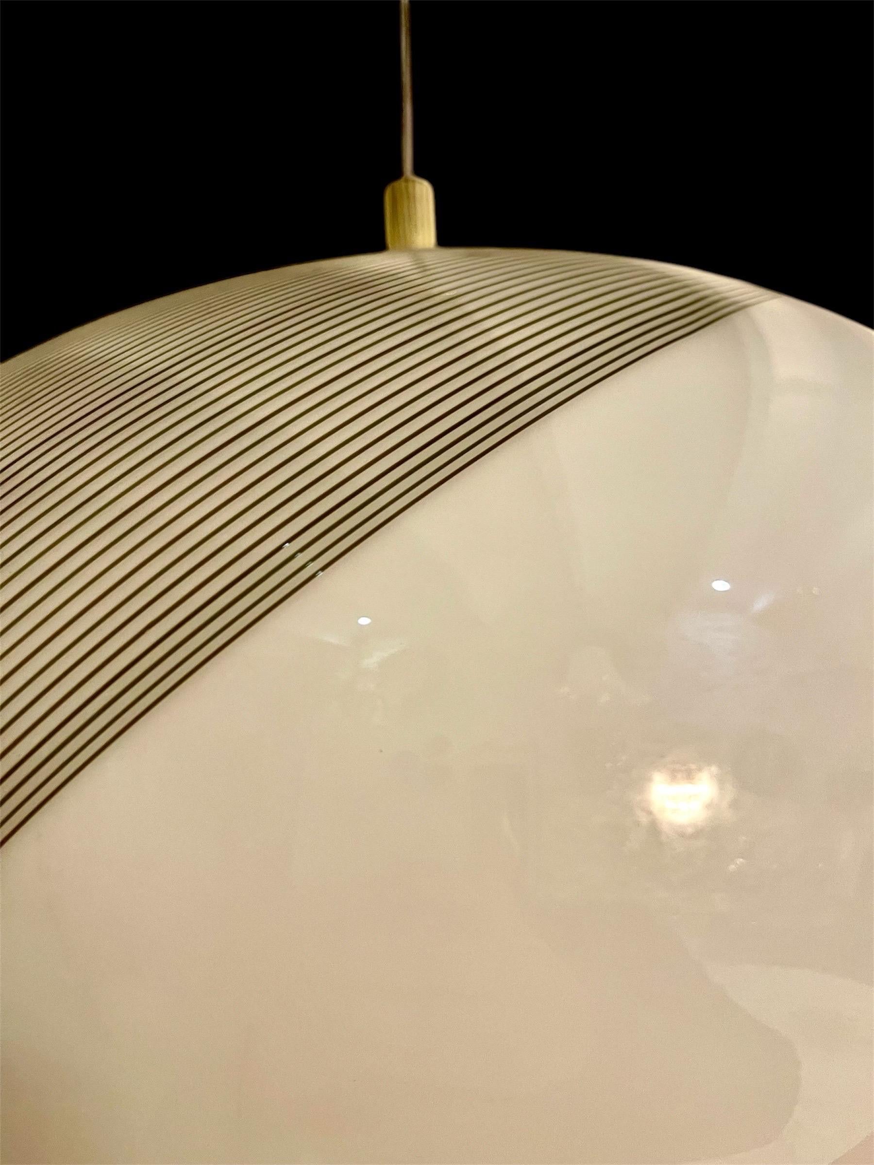 Vetri globo in vetro di Murano a spirale 45 cm , Italia anni '80 In condizioni buone a La xara, VC