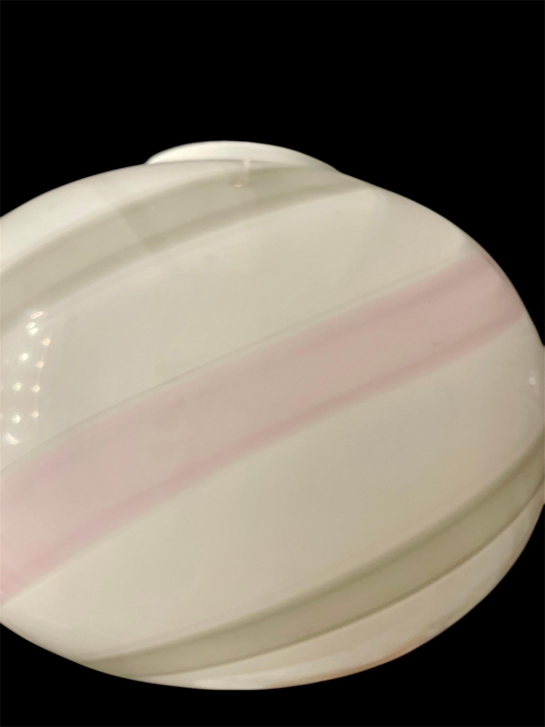 Vetri Globus Murano Glas Briefmarken 45 cm , Italien 1980er 1