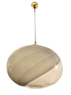 Vetri globo in vetro di Murano a spirale 45 cm , Italia anni '80
