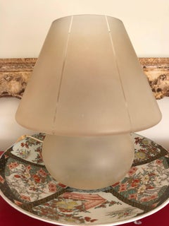 Vetri Mid-century murano Table lamp glass, 1970s