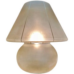 Vetri Mid-century murano Table lamp glass, 1970s