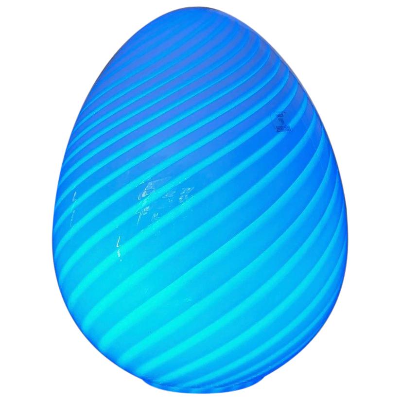 Lampe en forme d'œuf de Murano Vetri