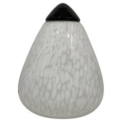 Vintage Vetri Murano Glass Egg Table Lamp