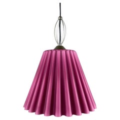 Used Vetri Murano Glass Luxurious Lampshade Ceiling Lamp, Italy