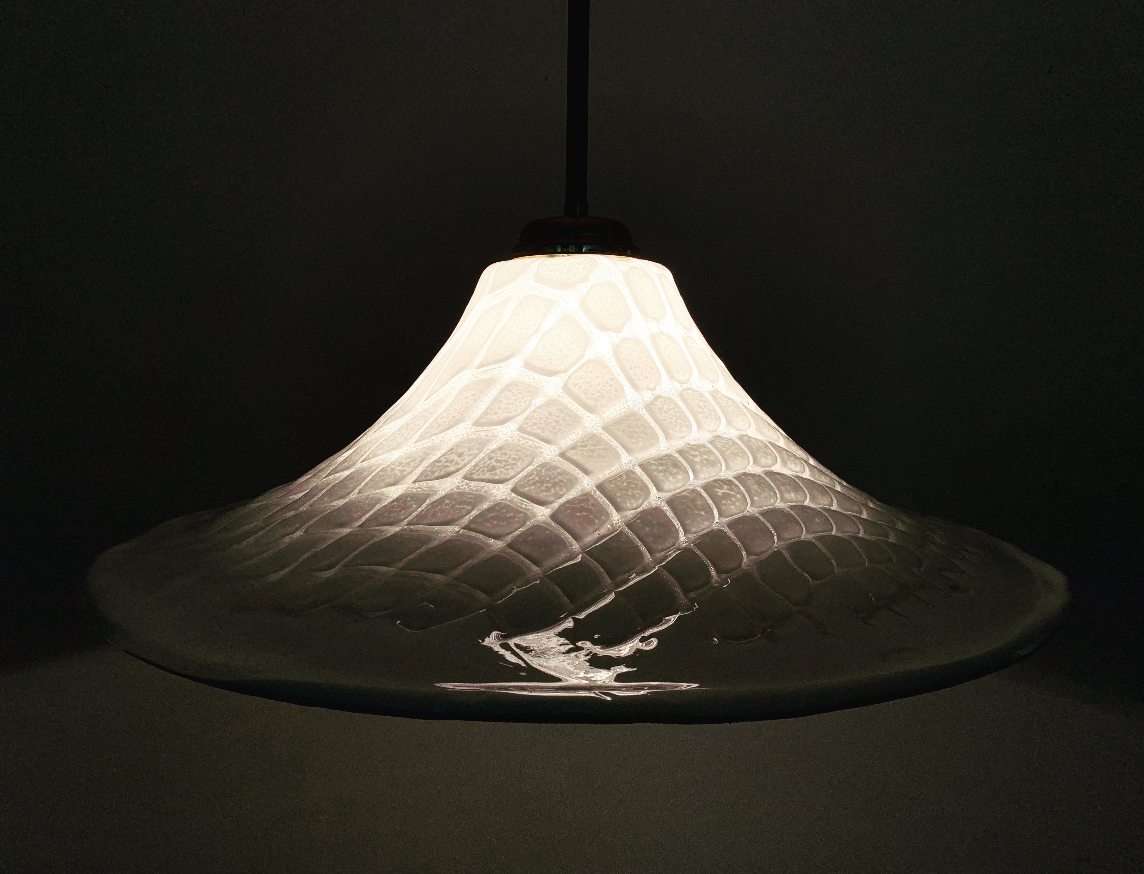 Lampada a sospensione in vetro di Murano di Vetri in vendita 3