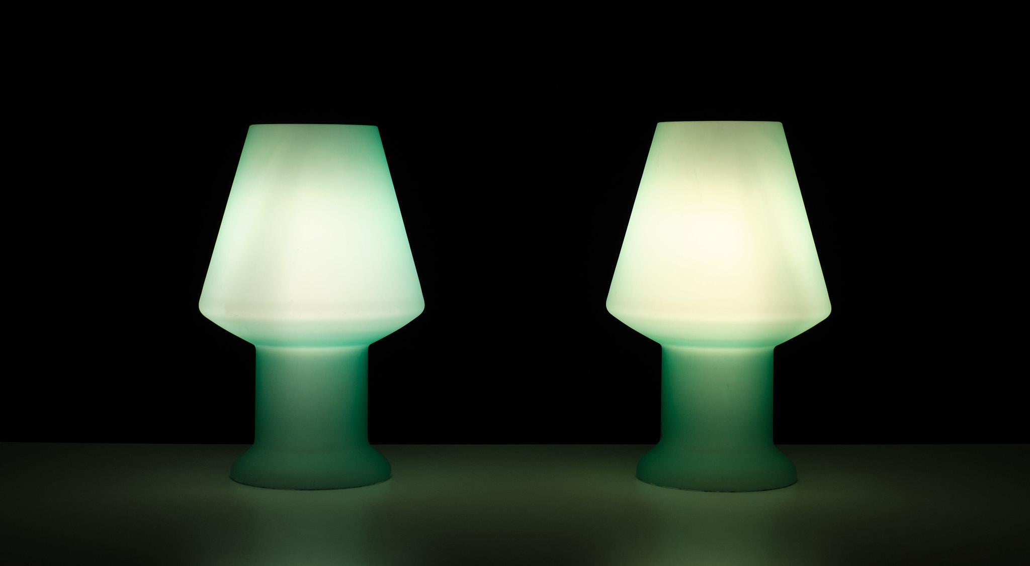 Vetri Murano Glass Tables Lamps, 1970s, Italy  2