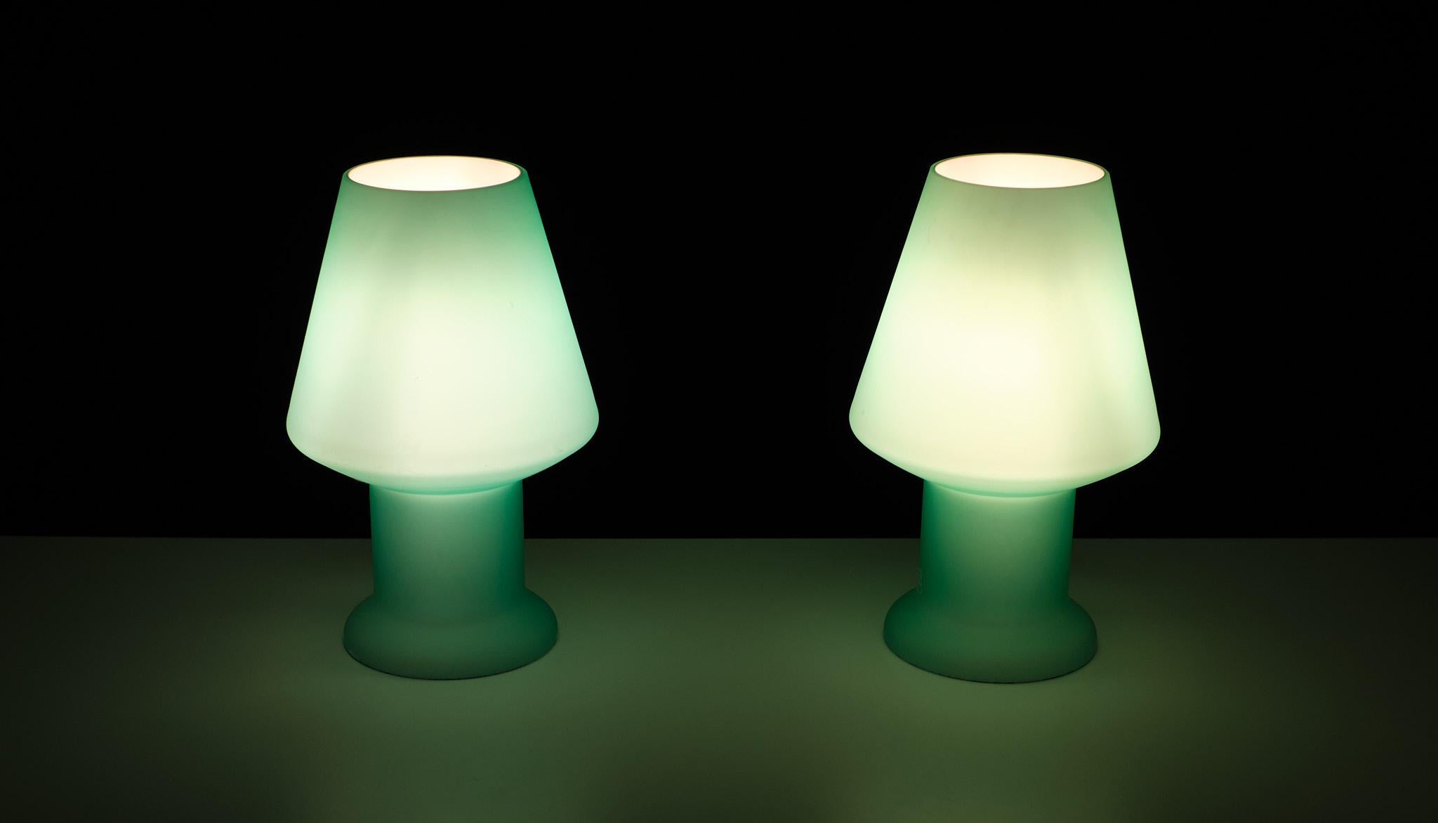 Vetri Murano Glass Tables Lamps, 1970s, Italy  3