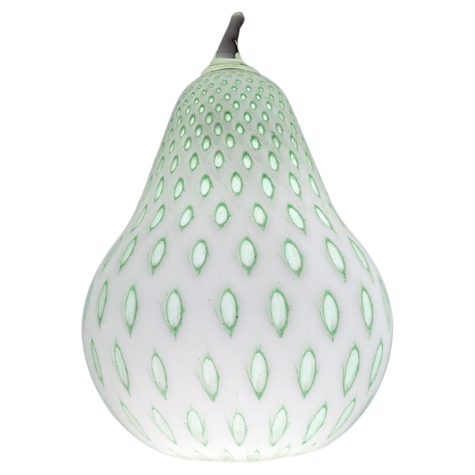 Vetri Murano Pear Lamp in Blown Glass, 1960s