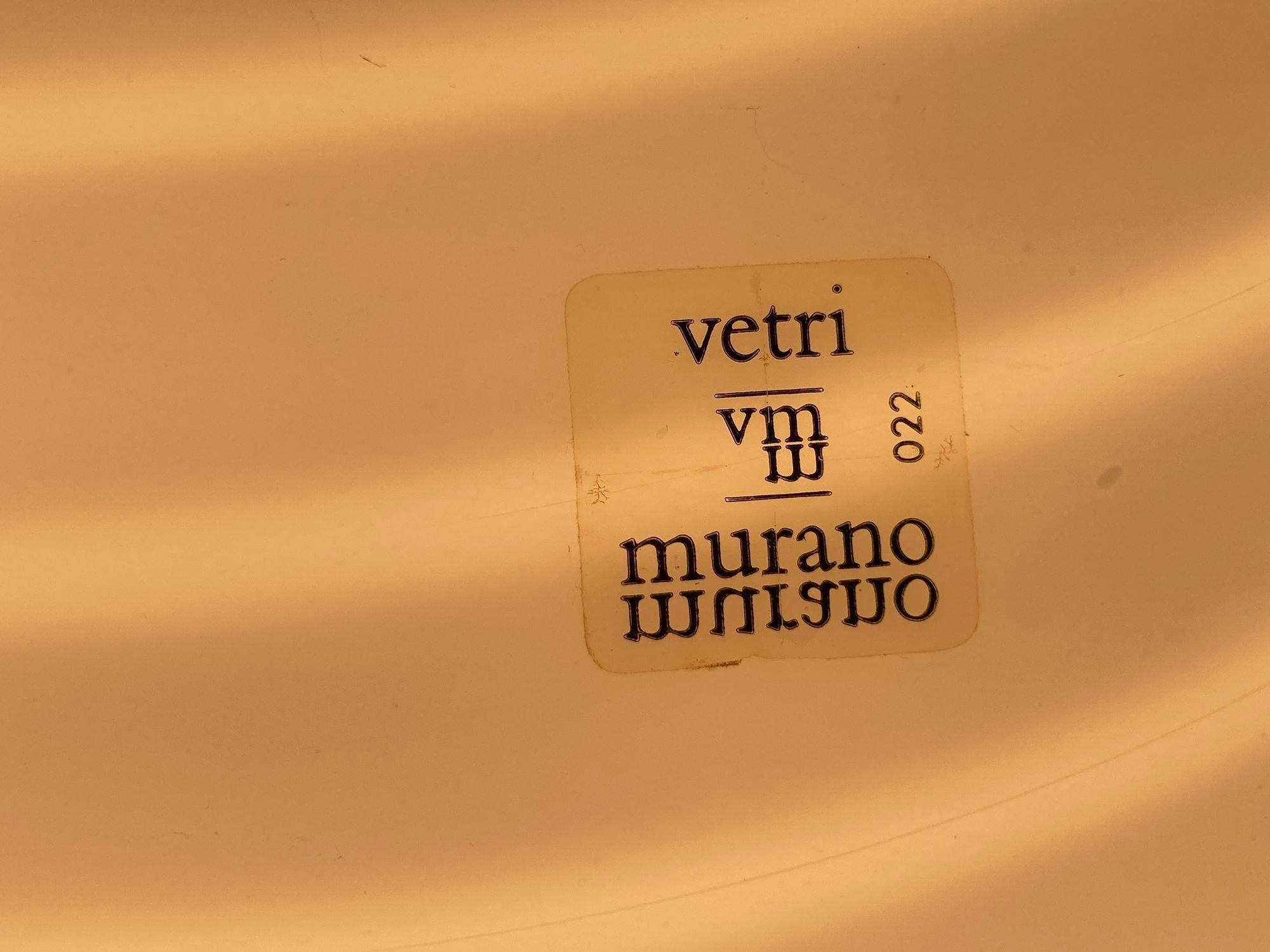 Vetri Murano Weiß Wirbel EGG-Tischlampe in Übergröße in Übergröße, Italien 1970 (20. Jahrhundert) im Angebot