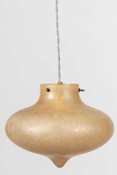 Vetri Soffiati Muranesi Venezia Cappellin Venini e Co Murano Large Pendant 1960s