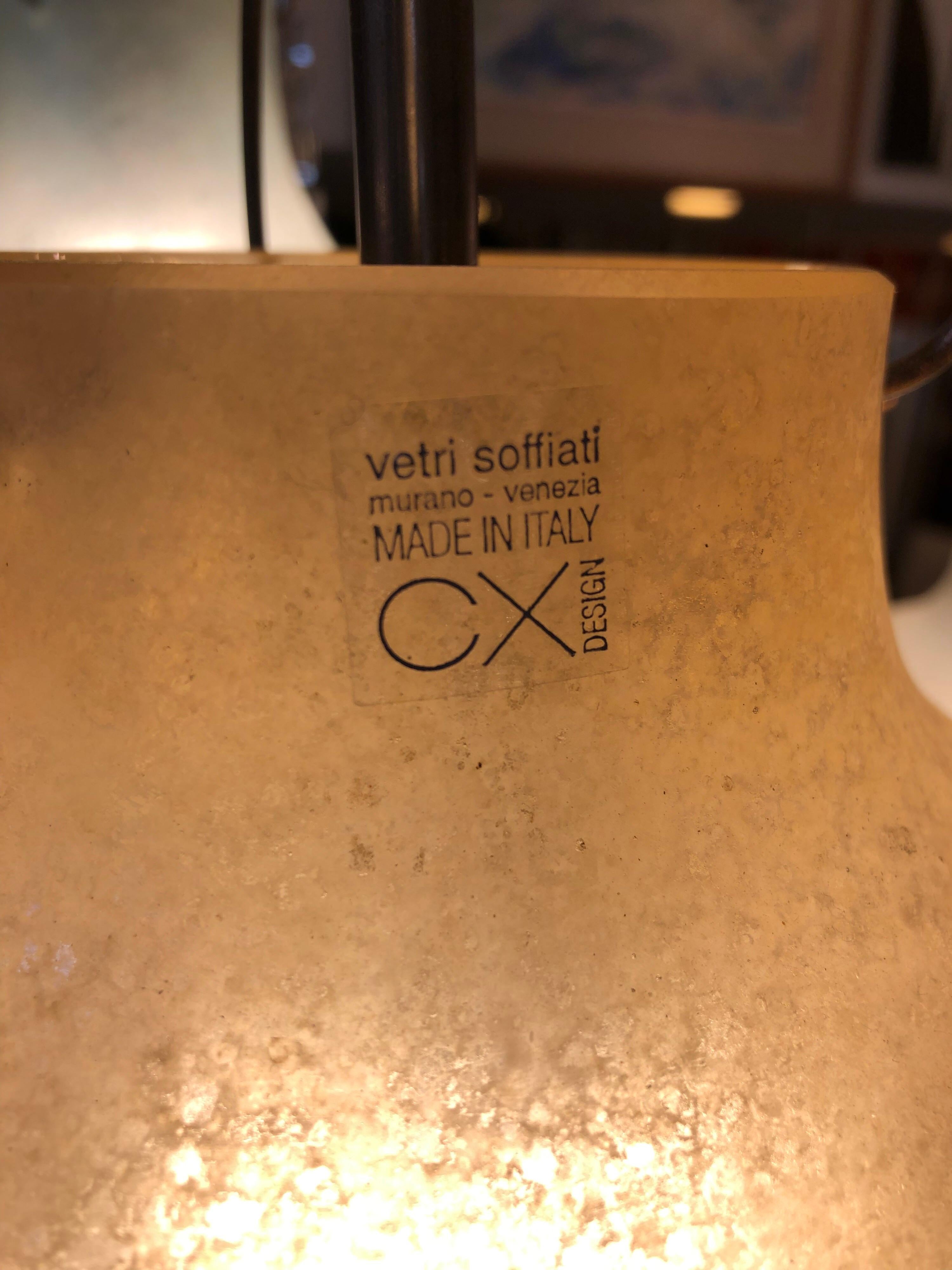 Vetri Soffiati Murano CX 3 Pendant Light For Sale 2