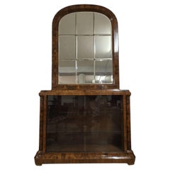 Art Deco walnut-root display case 1930s'