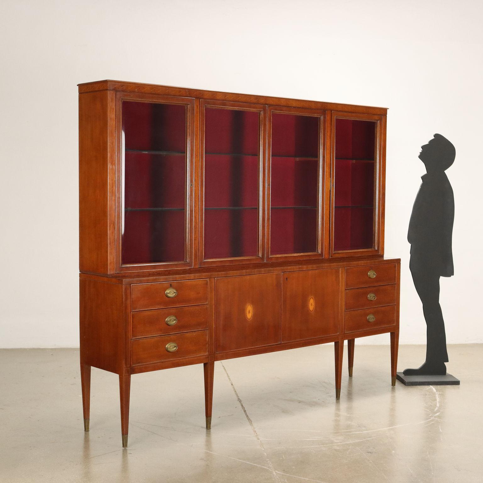 Mid-Century moderno Vetrina di Serafino Arrighi, Anni 50-60