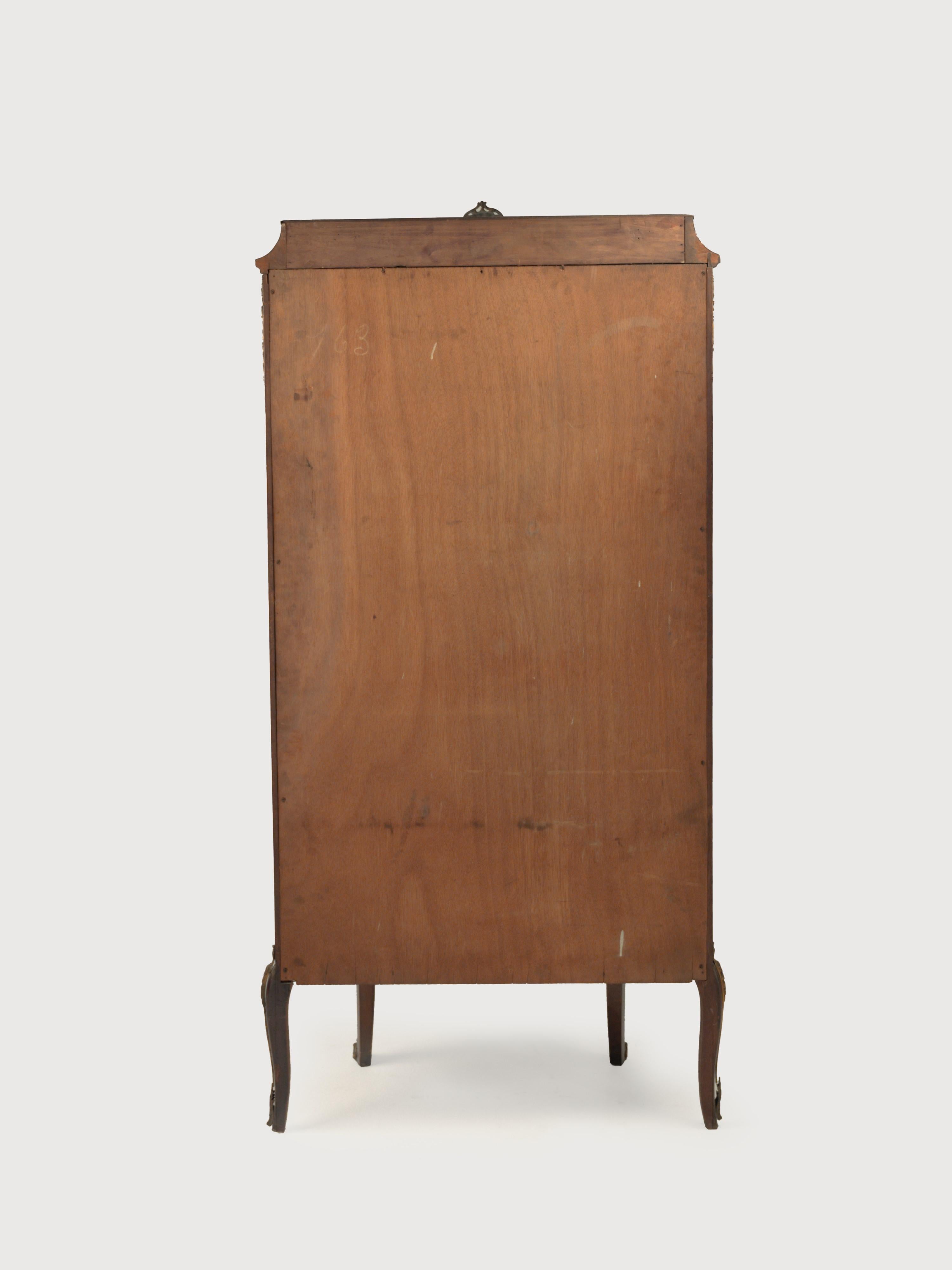 Mahagoni-Vitrine, Frankreich, zweite Hälfte des 19. Jahrhunderts (19th Century) im Angebot