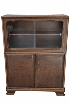 1940s/'50s Vintage Showcase in Radica - Italian Mid-Century Design