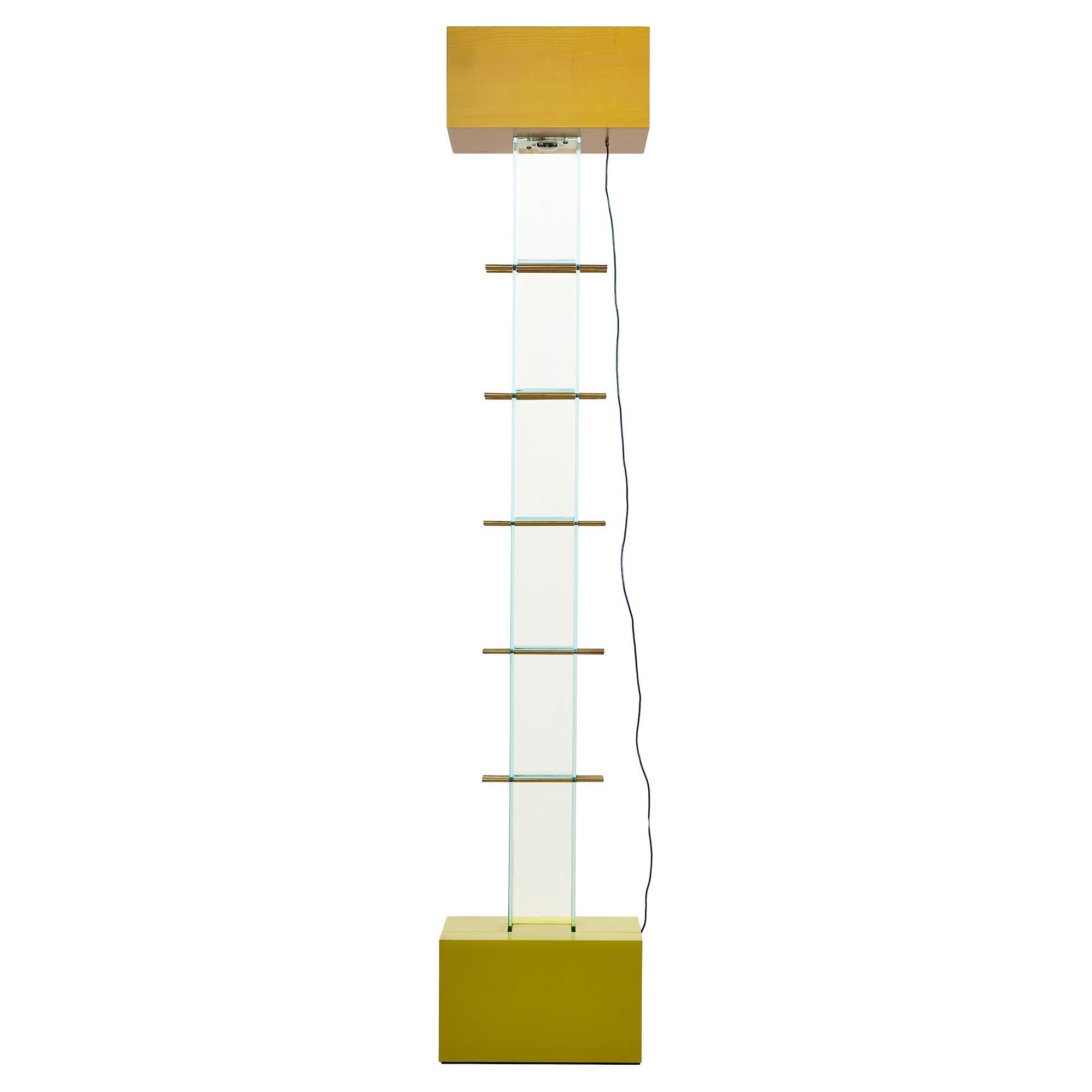 Vetrinetta in cristallo Padma disegnata da Ettore Sottsass per Memphis, 2000. in vendita