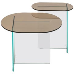 Vetro Dark Bronze Side Table