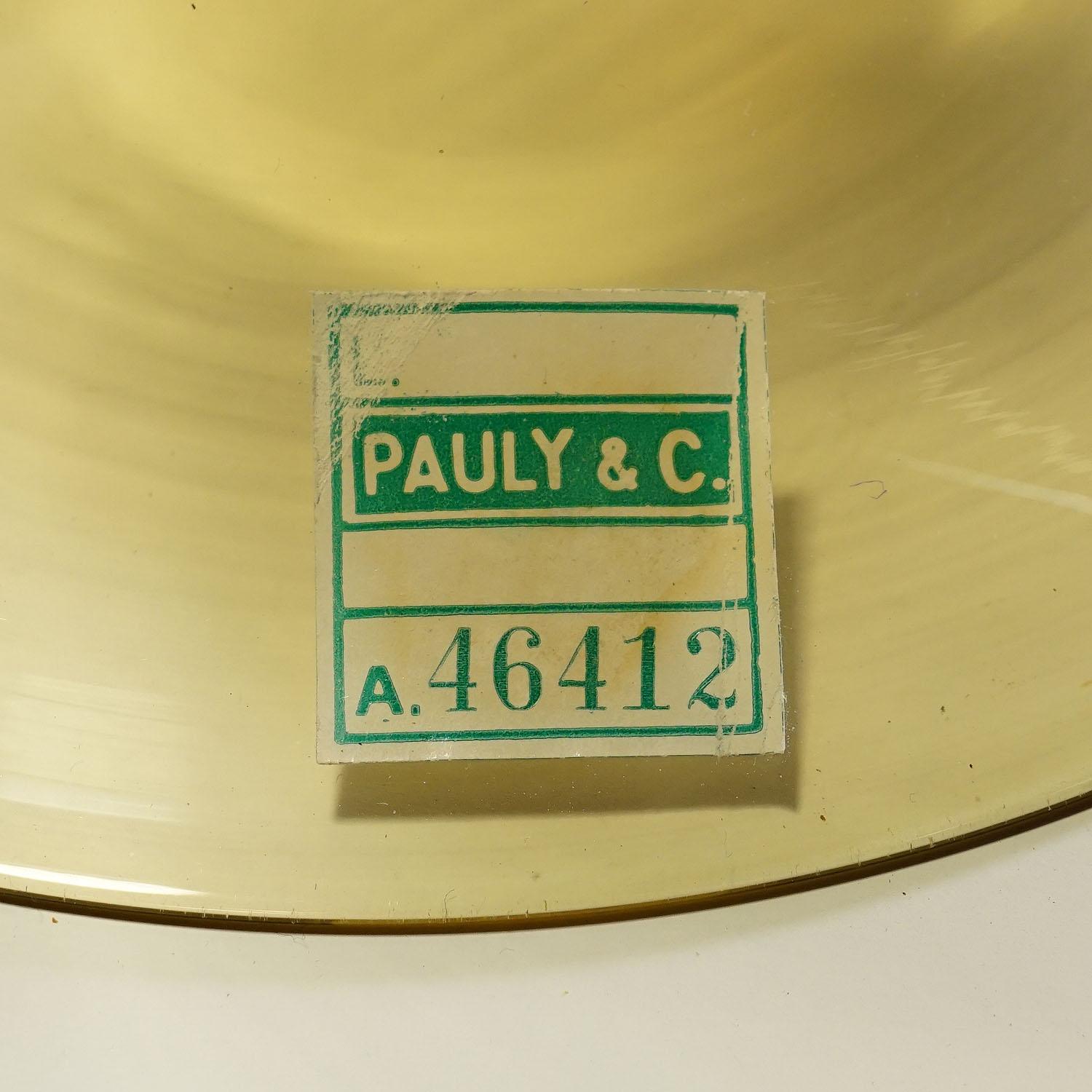 Verre d'art Centre de table Vetro Soffiato de Guido Balsamo Stella attr. pour Pauli & Cia. A.V.I.C.. en vente