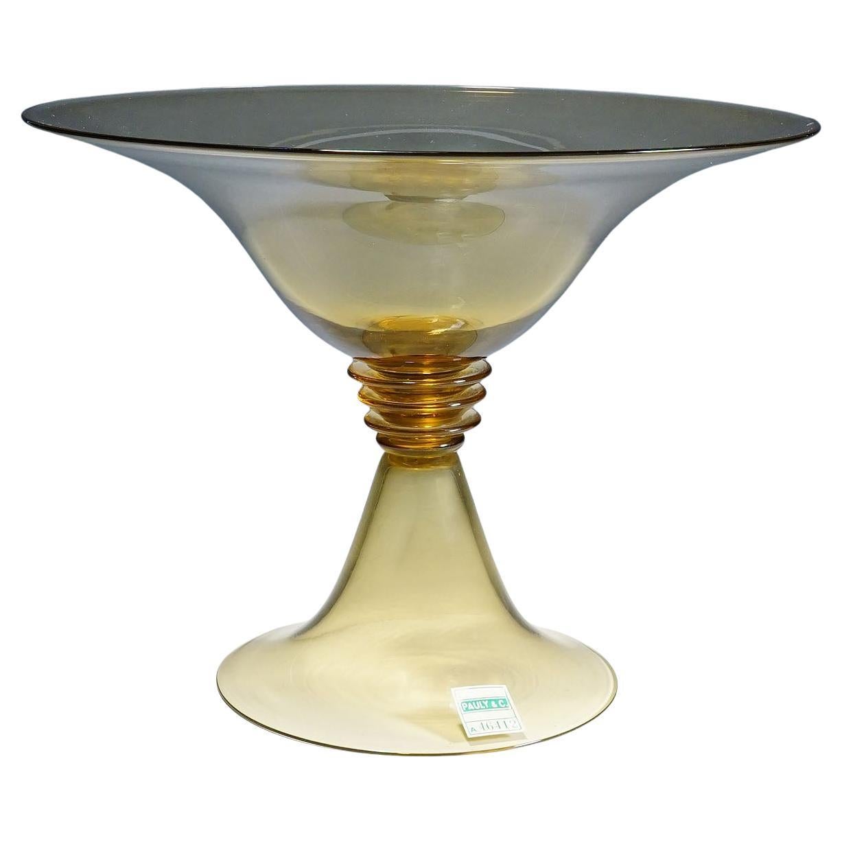 Centre de table Vetro Soffiato de Guido Balsamo Stella attr. pour Pauli & Cia. A.V.I.C..