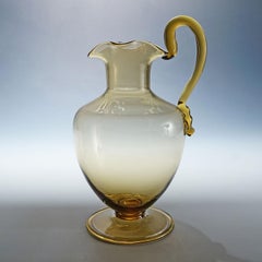 Brocca in vetro Soffiato Tiziano, Venini Murano 1930 ca.