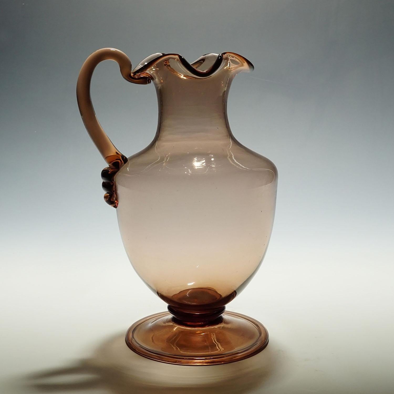 large glass jug vase