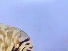 Vetro Soffiato Glass Vase 1970 Yellow Color Very Light In the style of Venini