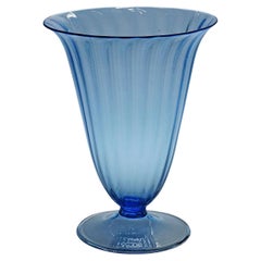 Vetro Soffiato Glass Vase by Vittorio Zecchin attr. for C.V.M. Murano