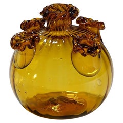 Vase en verre Vetro Soffiato de Vittorio Zecchin pour Venini Murano 1921
