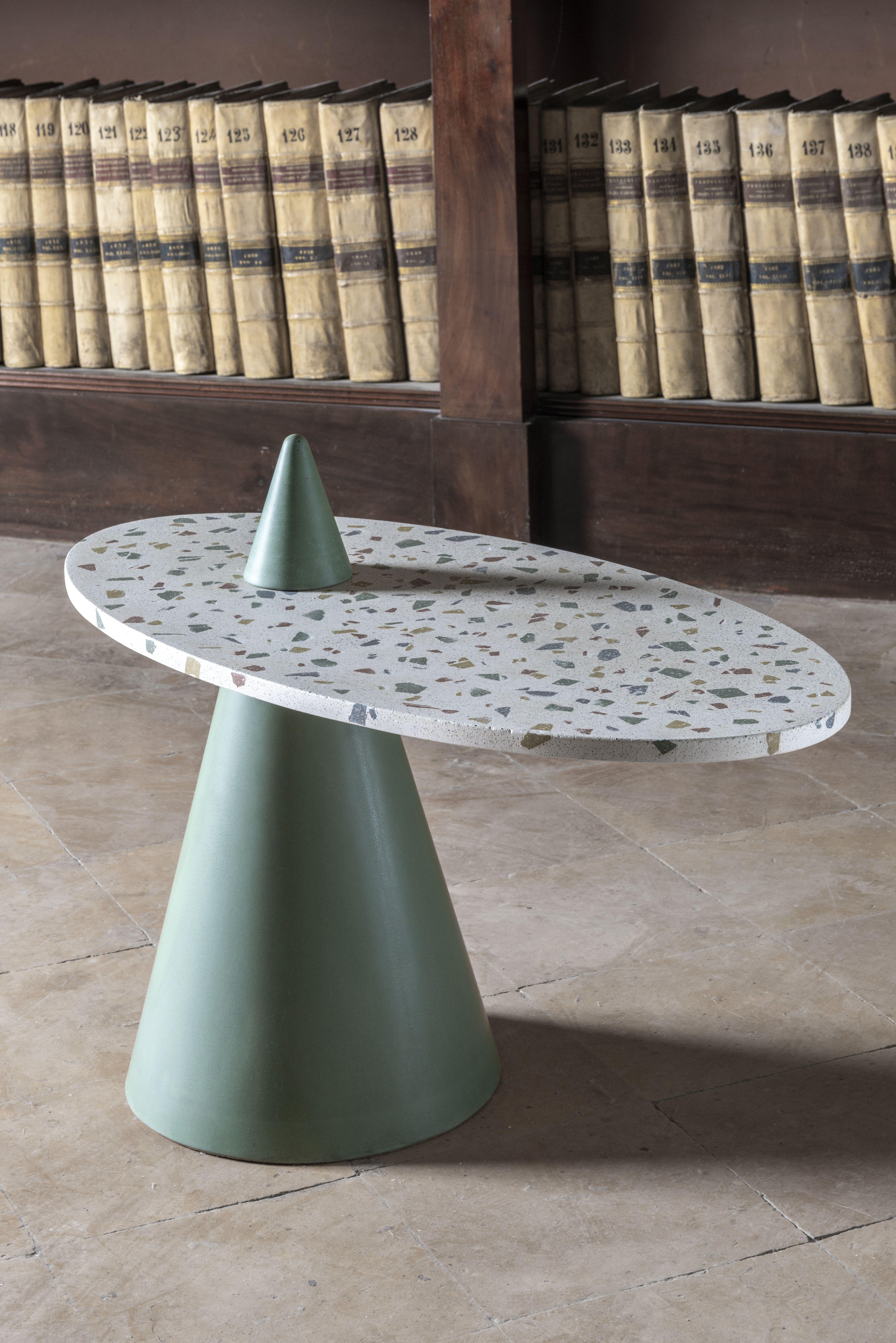 Italian Vetta Concrete and Terrazzo Coffee Table by Studio Algoritmo for Forma&Cemento  For Sale