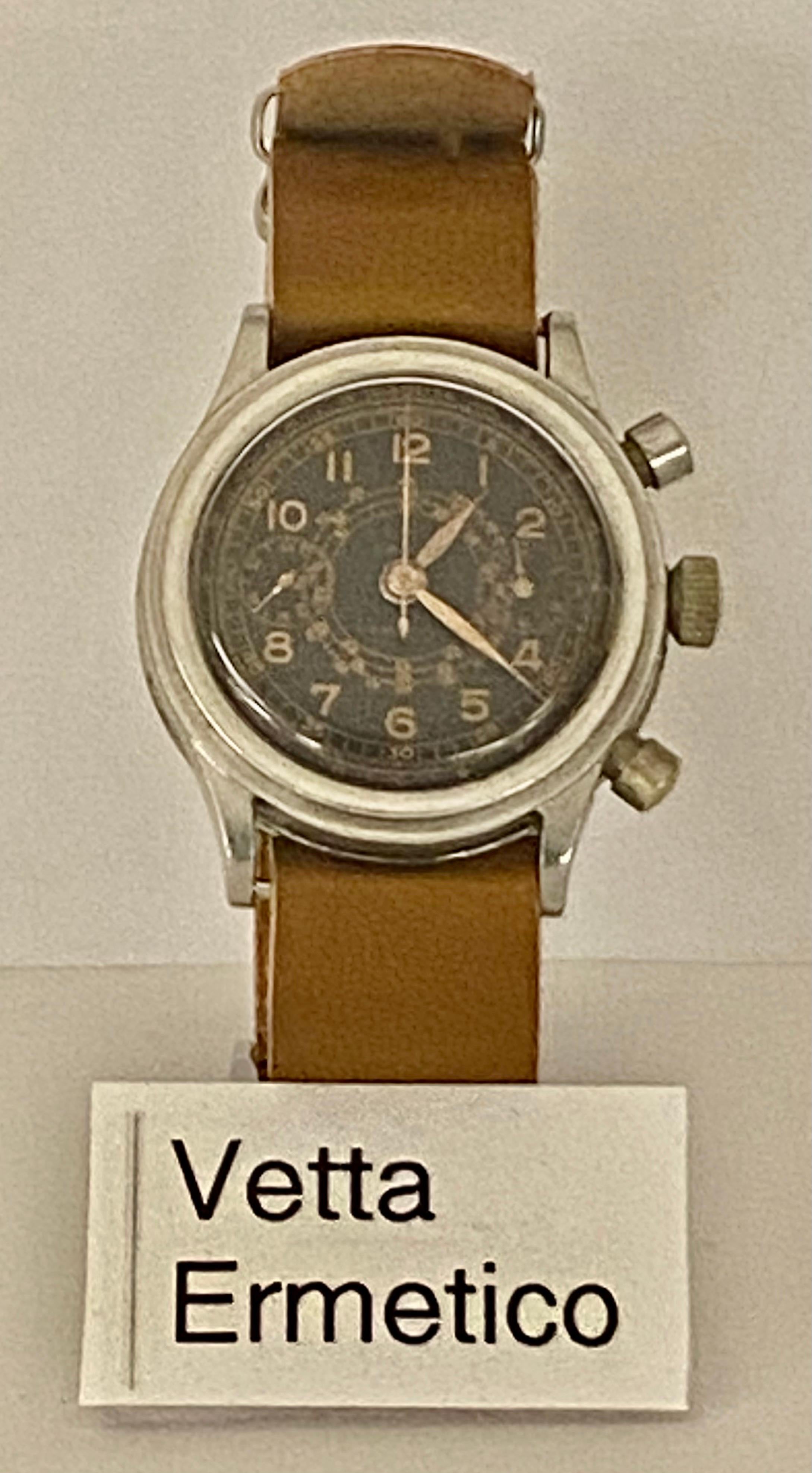 Vetta, Ermetico 5347 Chronograph Valjoux 22, Mens, Circa 1940 2