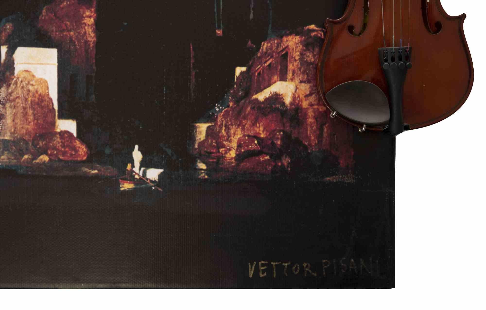 Pintura, Música y Muerte- Impresión offset de Vettor Pisani- XX en venta 4