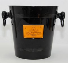 Veuve Clicquot Secchiello refrigerante per champagne francese "Le Noir" nero e arancione